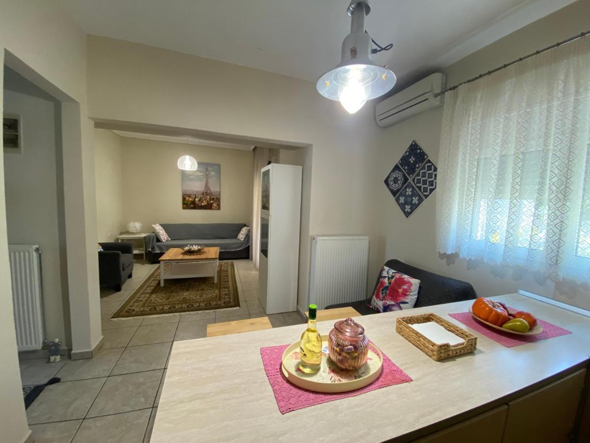 Cozy And Quiet Mini City Apartment Tríkala Exterior foto